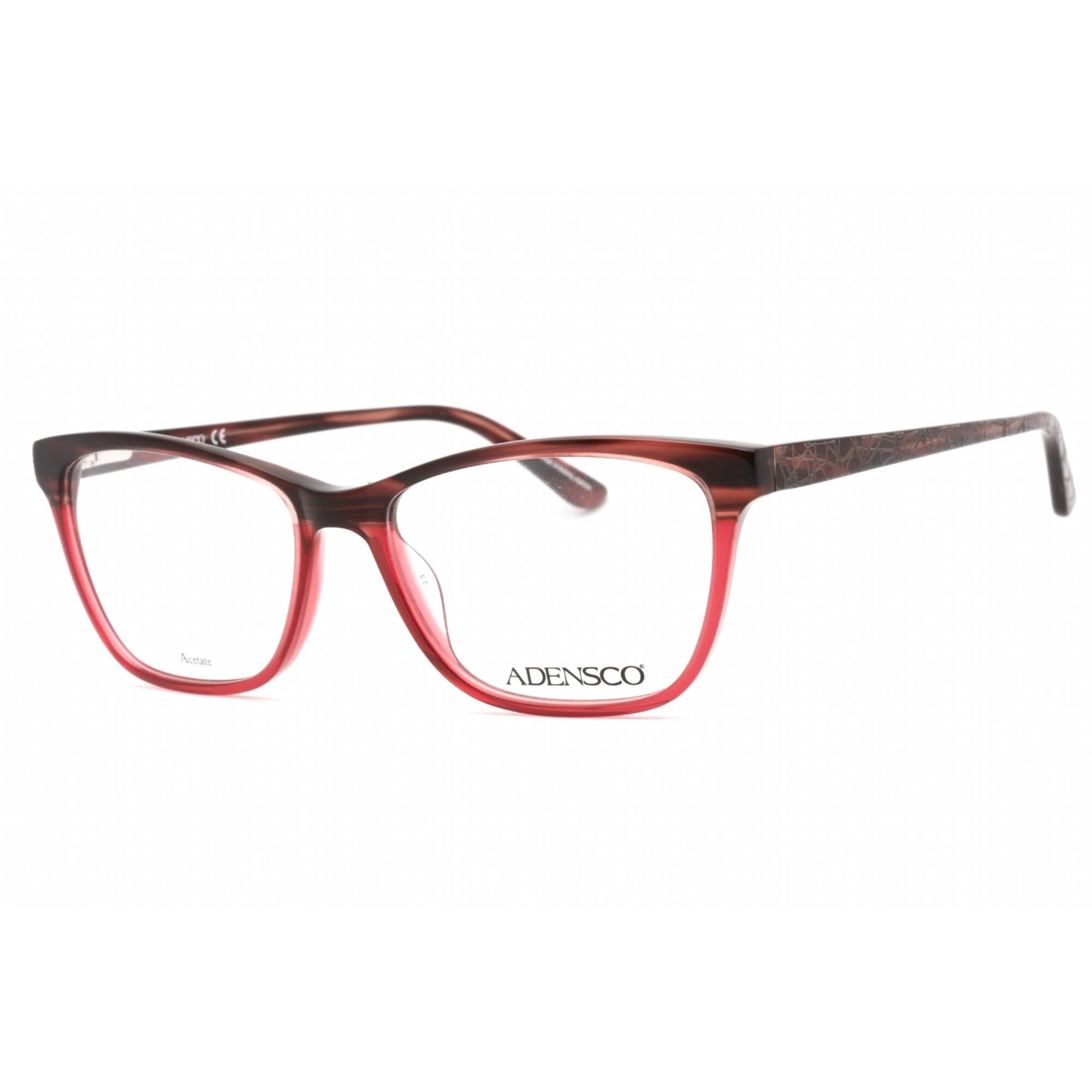 Adensco Women's Eyeglasses - Brown Havana Pink Cat Eye Plastic Frame | AD 225 0S0R 00