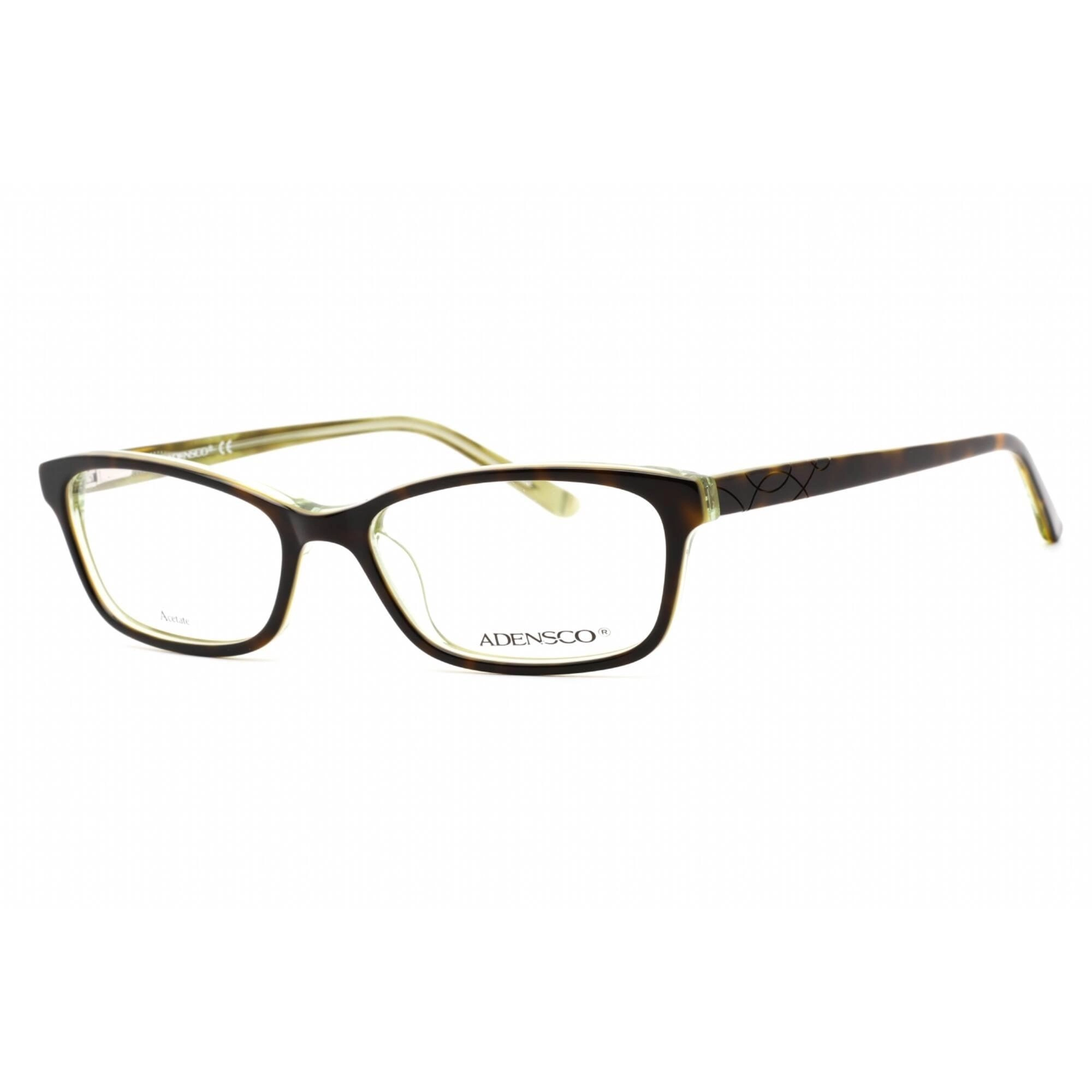 Adensco Women's Eyeglasses - Full Rim Havana Lime Plastic Frame | Amanda 0JB2 00
