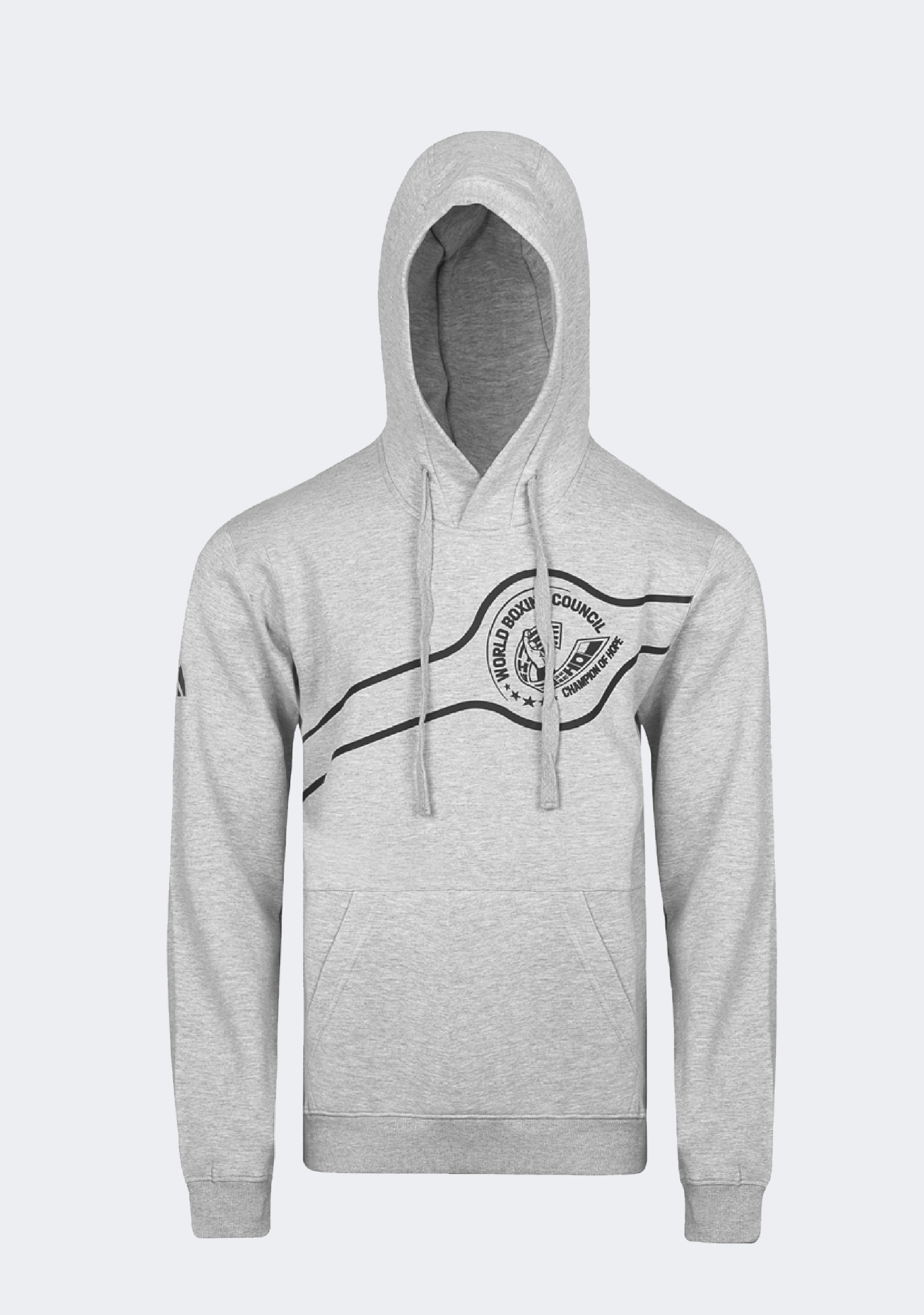 Adidas Men's WBC Traditional Grey/Black Boxing Hoodie