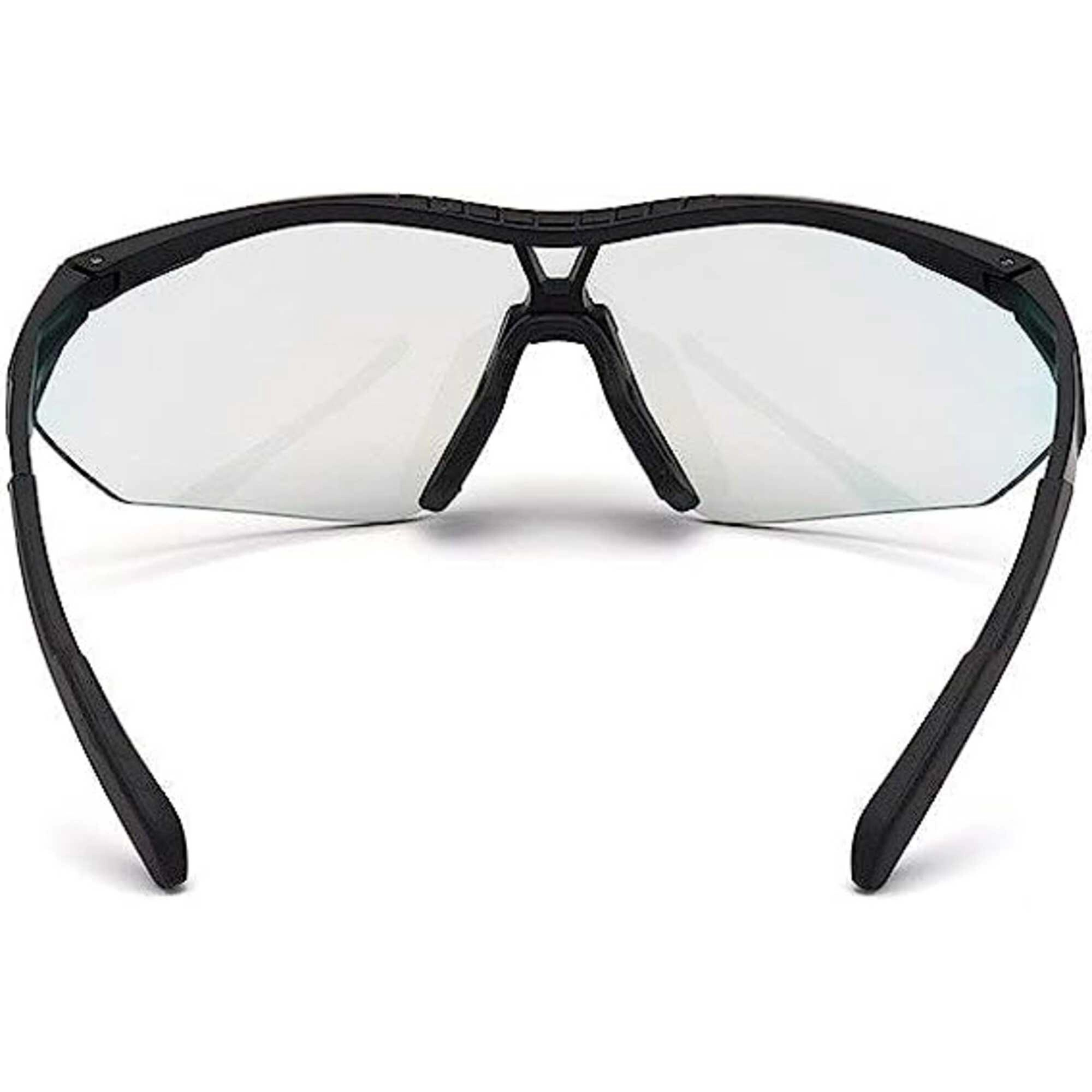 Adidas Women's Sunglasses - Shiny Black Plastic Half Rim Frame | ADIDAS SP0016 01C