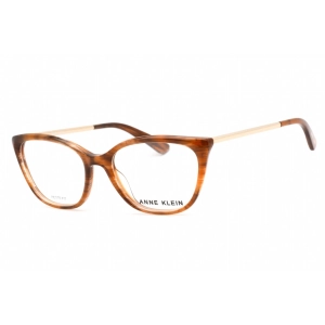Anne Klein Women's Eyeglasses - Mocha Horn Cat Eye Full Rim Plastic Frame | AK5084 200
