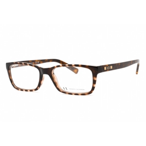 Armani Exchange Women's Eyeglasses - Havana Rectangular Acetate Frame | AX3007 8037