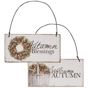*Autumn Blessings Ornament 2 asstd.