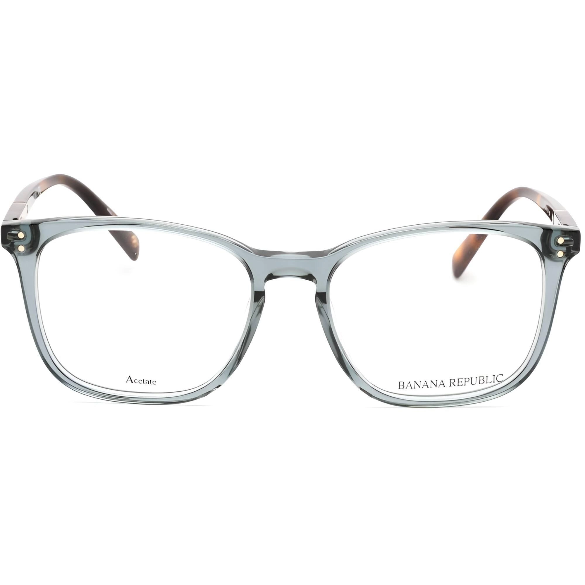 Banana Republic Women's Eyeglasses - Aqua Crystal Square Full Rim Frame | LUNA 0E1N 00