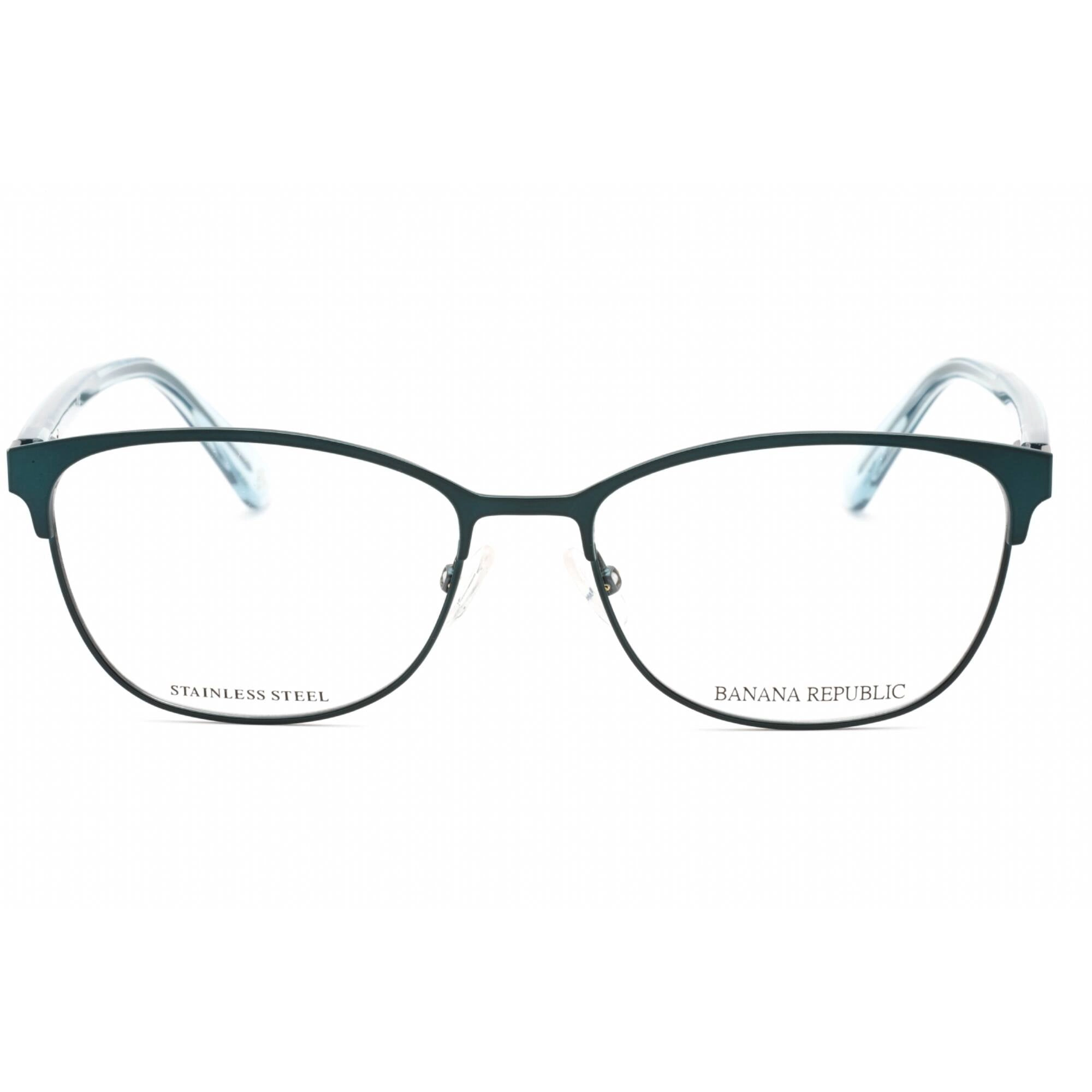 Banana Republic Women's Eyeglasses - Matte Teal Cat Eye Metal Frame | BR 205 0PYW 00