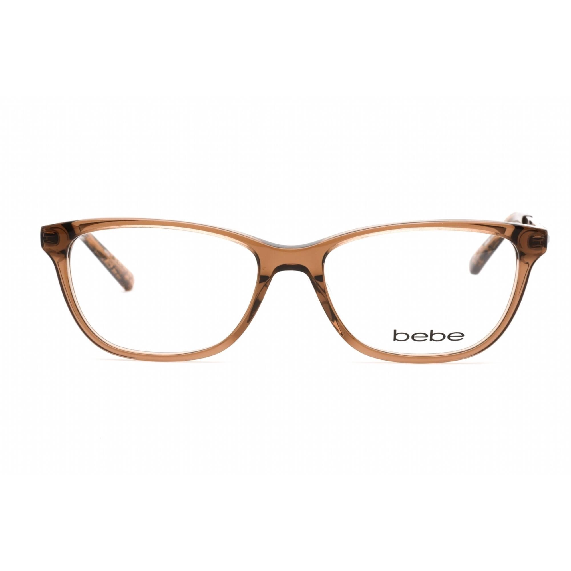 Bebe Women's Eyeglasses - Topaz Rectangular Shape Plastic Frame Clear Lens | BB5170 200