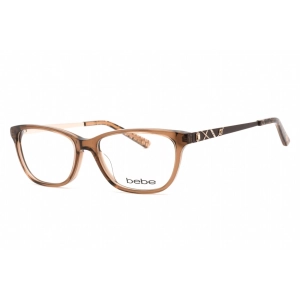 Bebe Women's Eyeglasses - Topaz Rectangular Shape Plastic Frame Clear Lens | BB5170 200