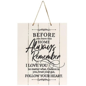 *Before You Leave This Home Pallet Board Rope Sign