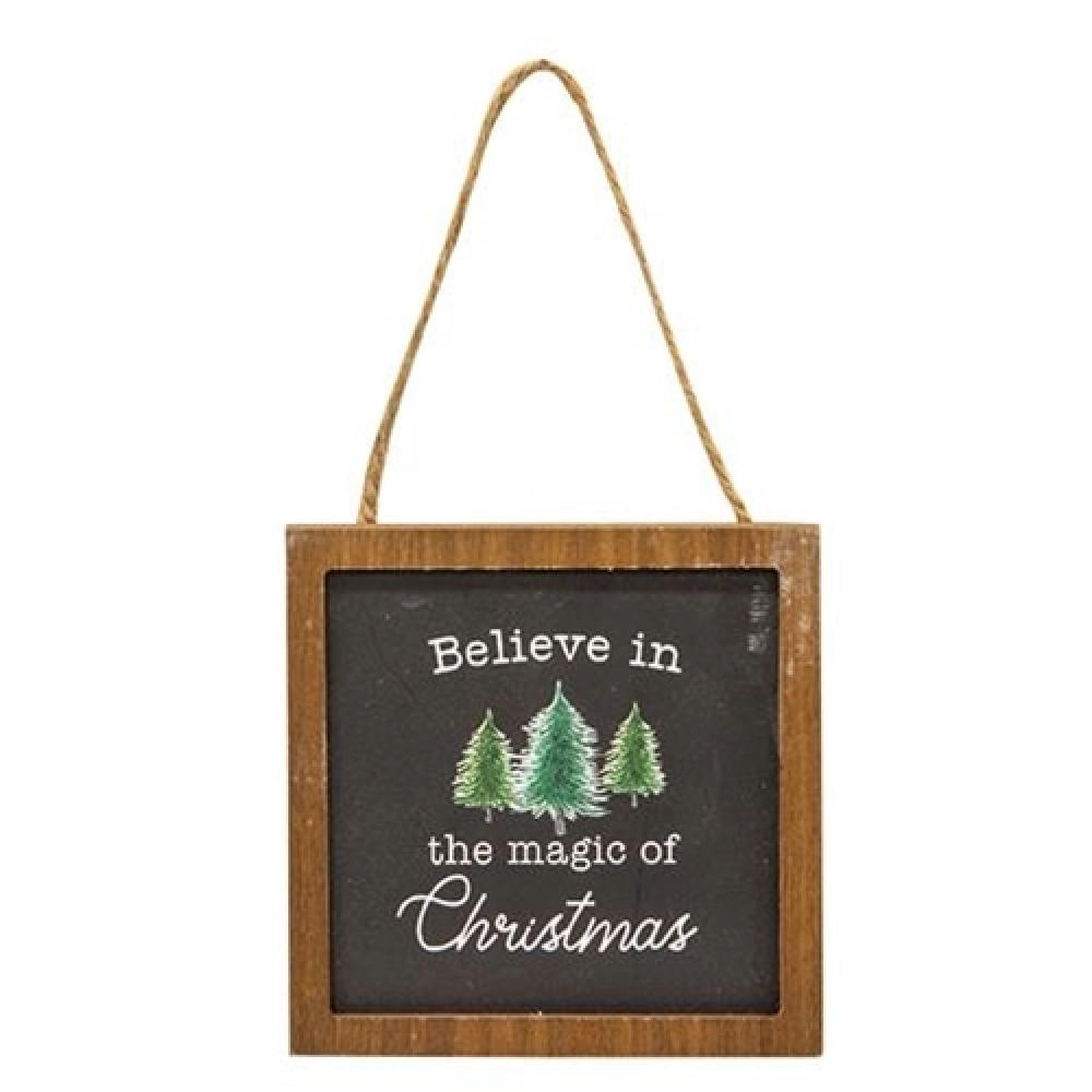 *Believe in the Magic of Christmas Framed Ornament