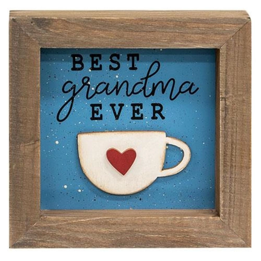 *Best Grandma Ever Shadowbox Frame