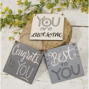 *Best To You Ornament 3 Asst.