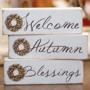 *Blessings Autumn Welcome Block 3 asstd.