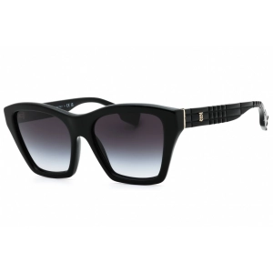 Burberry Women's Sunglasses - Black Plastic Full Rim Cat Eye Frame | 0BE4391 30018G