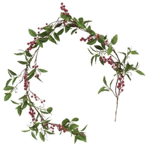 *Burgundy Sugar Berry & Herb Garland