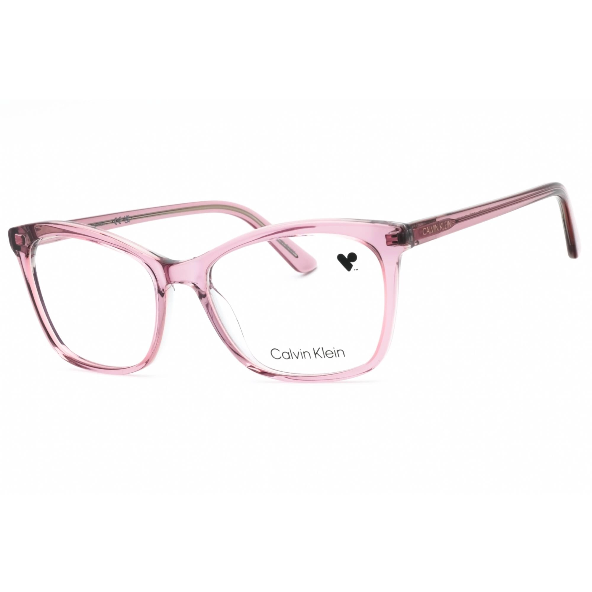 Calvin Klein Women's Eyeglasses - Crystal Mauve/Rose Cat Eye Shape Frame | CK19529 535
