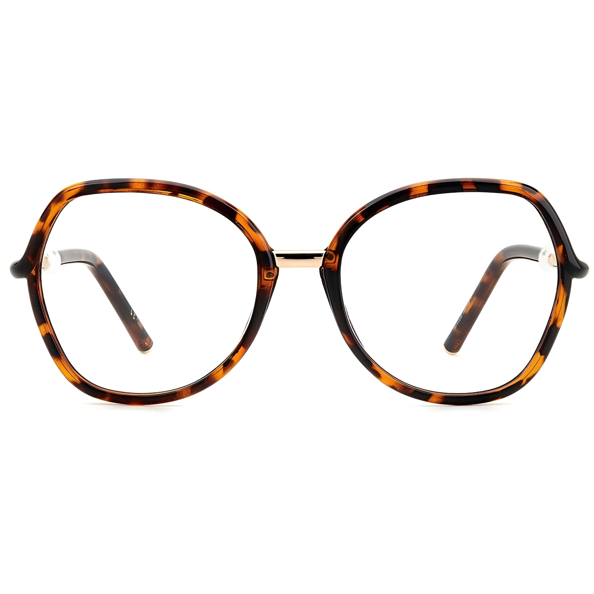 Carolina Herrera Women's Eyeglasses - Havana Butterfly Frame Demo Lens | HER 0080 0086