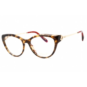 Chopard Women's Eyeglasses - Full Rim Brown Havana Plastic Oval Frame | VCH323S 9AJY