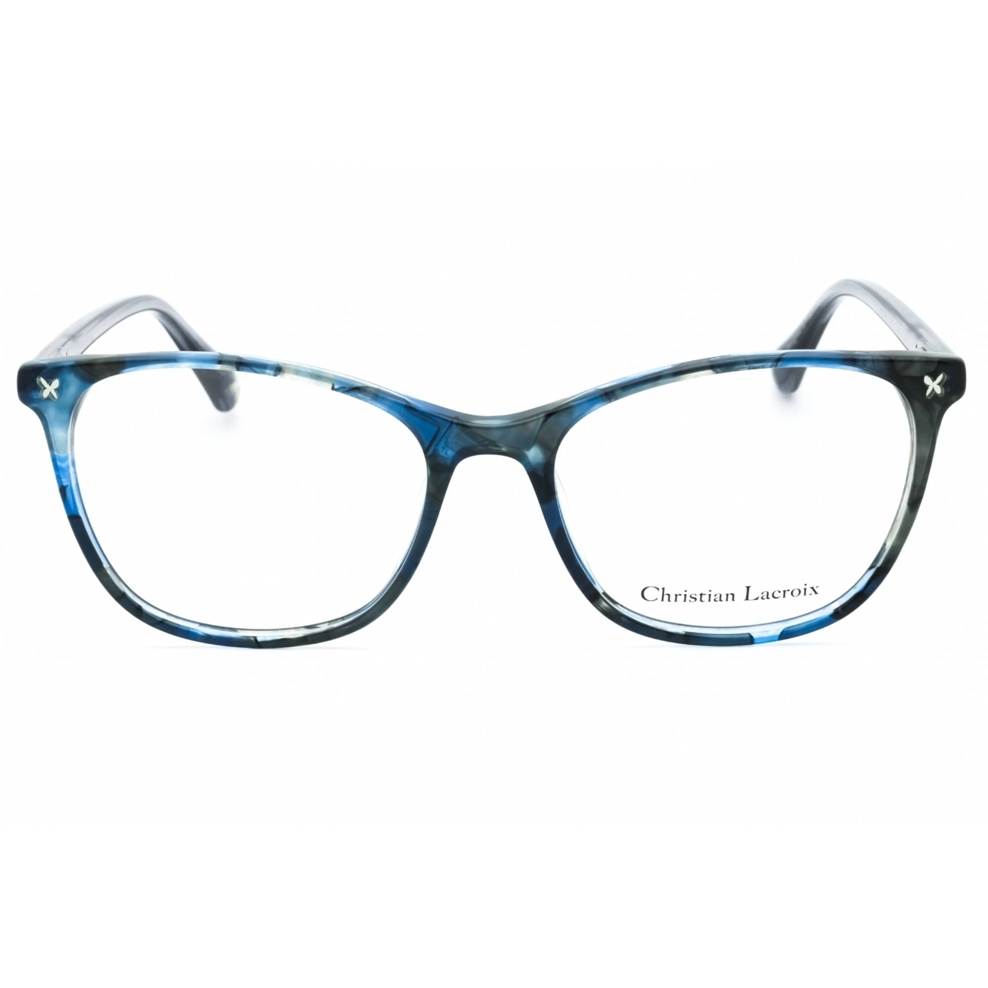 Christian Lacroix Women's Eyeglasses - Blue Plastic Cat Eye Shape Frame | CL1131 647
