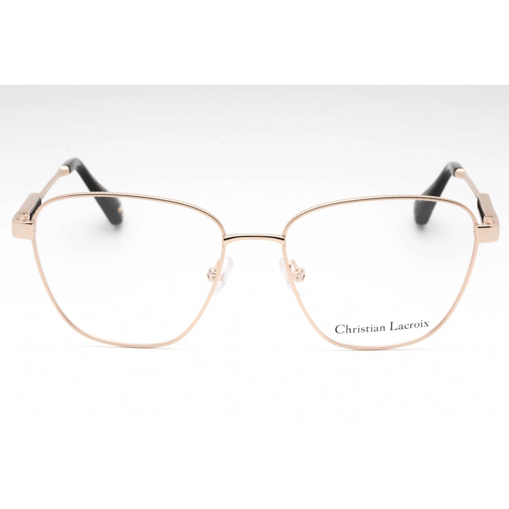 Christian Lacroix Women's Eyeglasses - Gold/Black Metal Butterfly Frame | CL3066 470