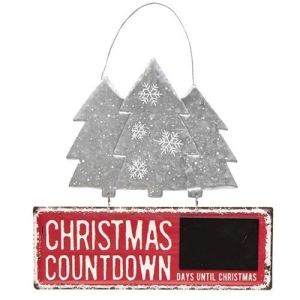 *Christmas Countdown Sign with Trees