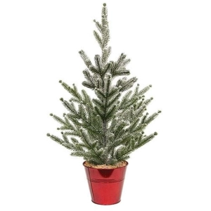 *Christmas Tree with Red Metal Base