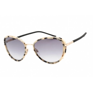 Cole Haan Women's Sunglasses - Ivory Tortoise Full Rim Cat Eye Frame | CH7065 010