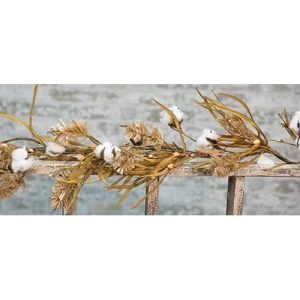 *Cotton & Fall Grass Garland 5ft