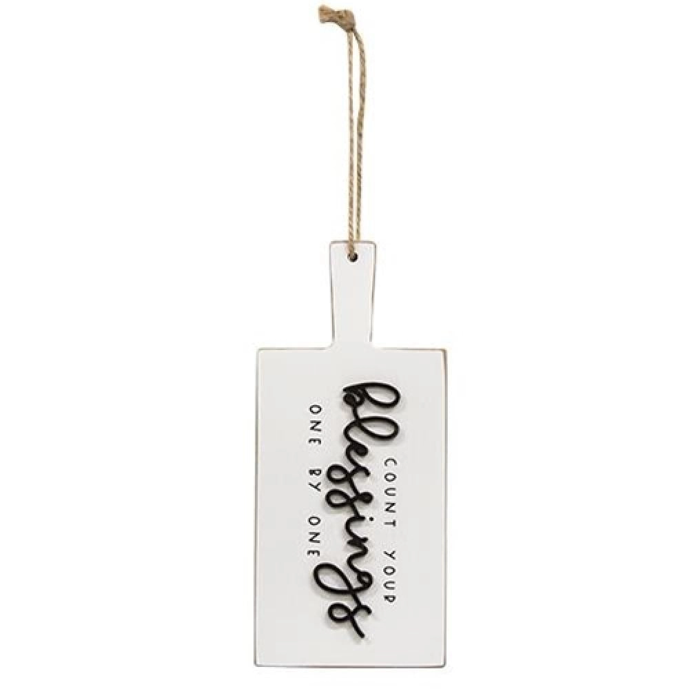 *Count Your Blessings Cutting Board Sign Ornament