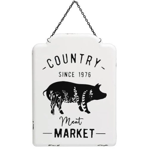 *Country Meat Market Metal Hanging Sign