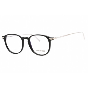 Cutler And Gross Women's Eyeglasses - Black Acetate Clear Demo Lens | CG1303V2 001