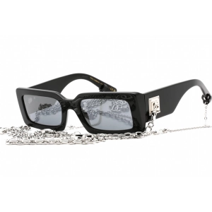Dolce & Gabbana Women's Sunglasses - Black Full Rim Rectangular Frame | 0Dg4416 501/6G