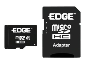 EDGE - Flash memory card (microSDHC to SD adapter included) - 8 GB - Class 10 - microSDHC PE246600