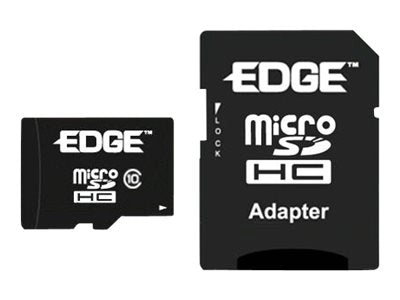 EDGE - Flash memory card (microSDHC to SD adapter included) - 8 GB - Class 10 - microSDHC PE246600