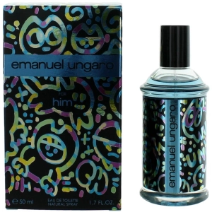 Emanuel Ungaro Men's Eau De Toilette Spray - Captivating Alluring Charm, 1.7 oz