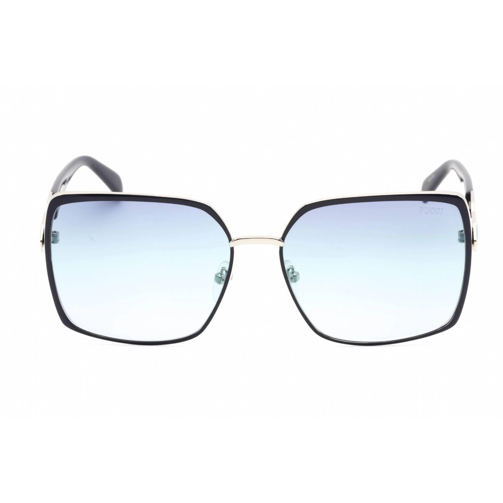 Emilio Pucci Women's Sunglasses - Blue/Other Rectangular Metal Frame | EP0169 92Z