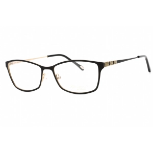 Emozioni Women's Eyeglasses - Black Gold Full Rim Cat Eye Frame | EM 4416 02M2 00