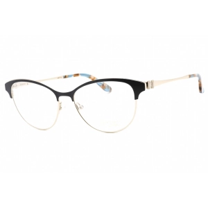 Emozioni Women's Eyeglasses - Blue Gold Metal Full Rim Cat Eye Frame | EM 4411 0KY2 00