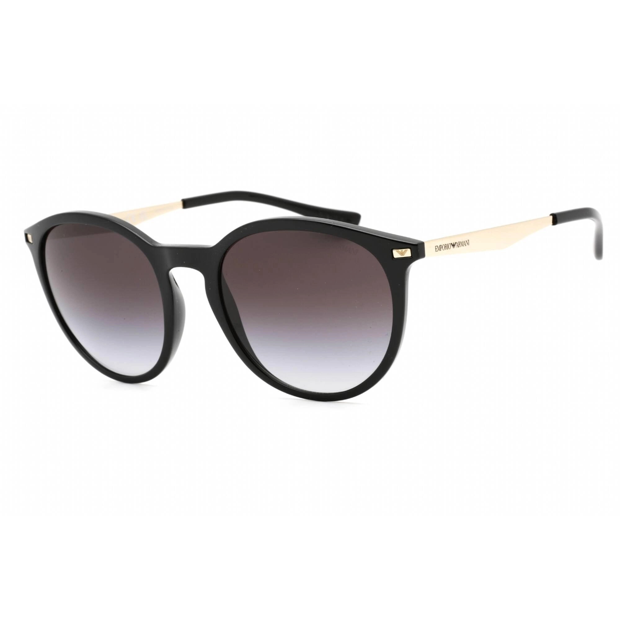 Emporio Armani Women's Sunglasses - Grey Gradient Lens Shiny Black | 0EA4148 500187