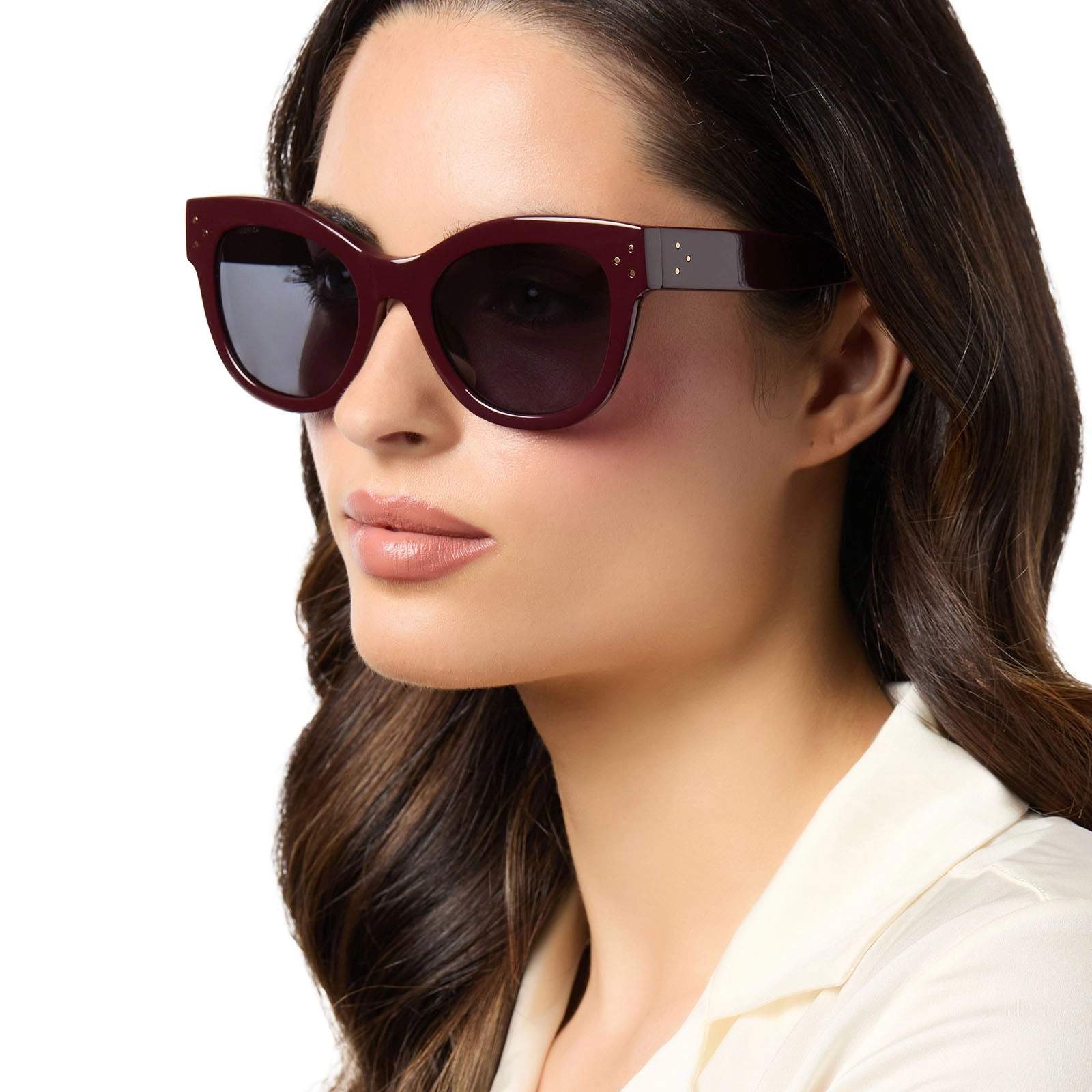 EVA - BORDEAUX   GREY   POLARIZED SUNGLASSES