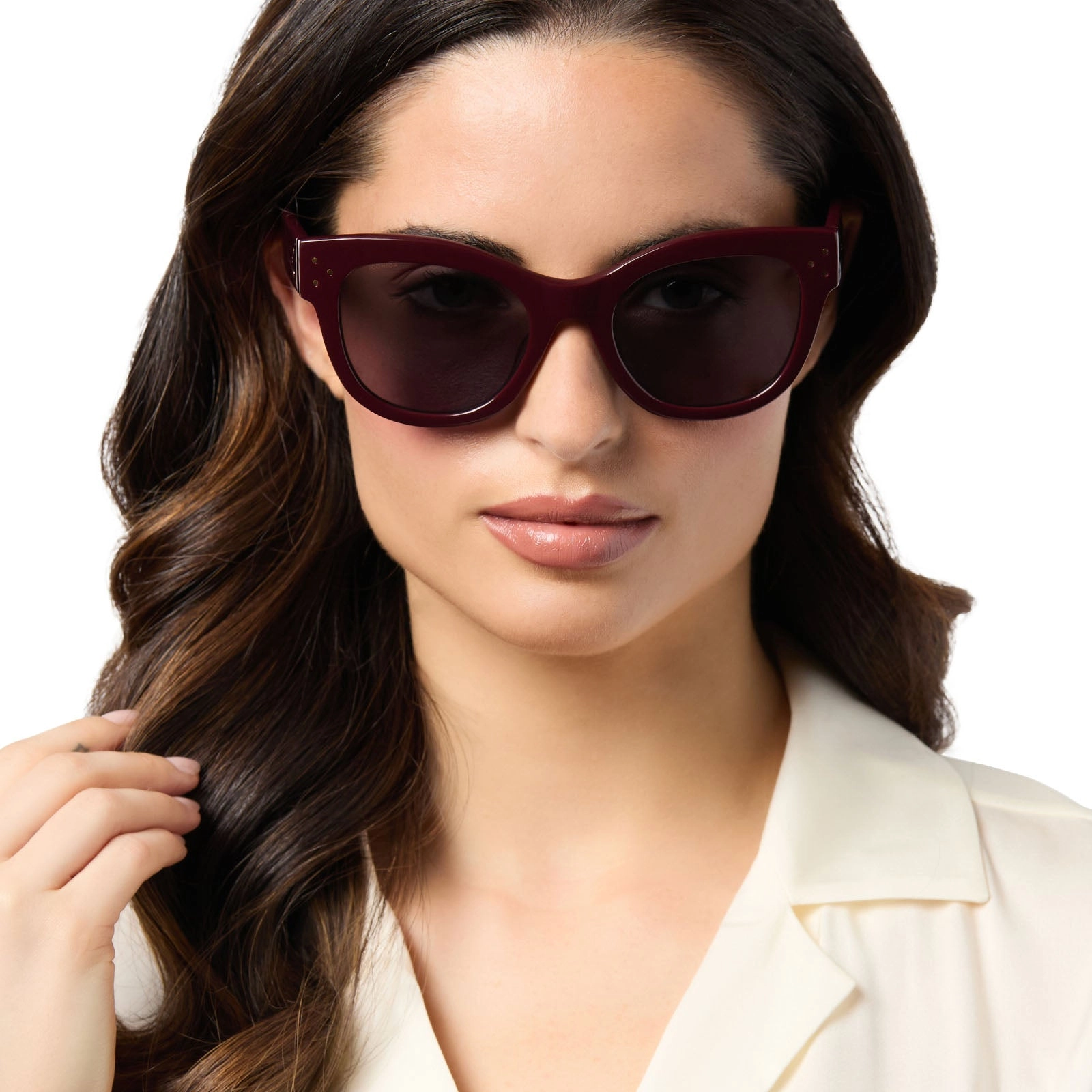 EVA - BORDEAUX   GREY   POLARIZED SUNGLASSES