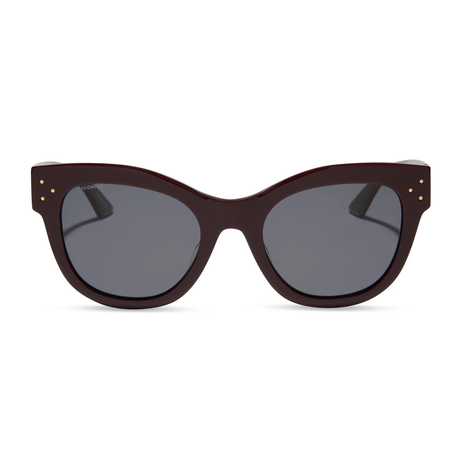 EVA - BORDEAUX   GREY   POLARIZED SUNGLASSES