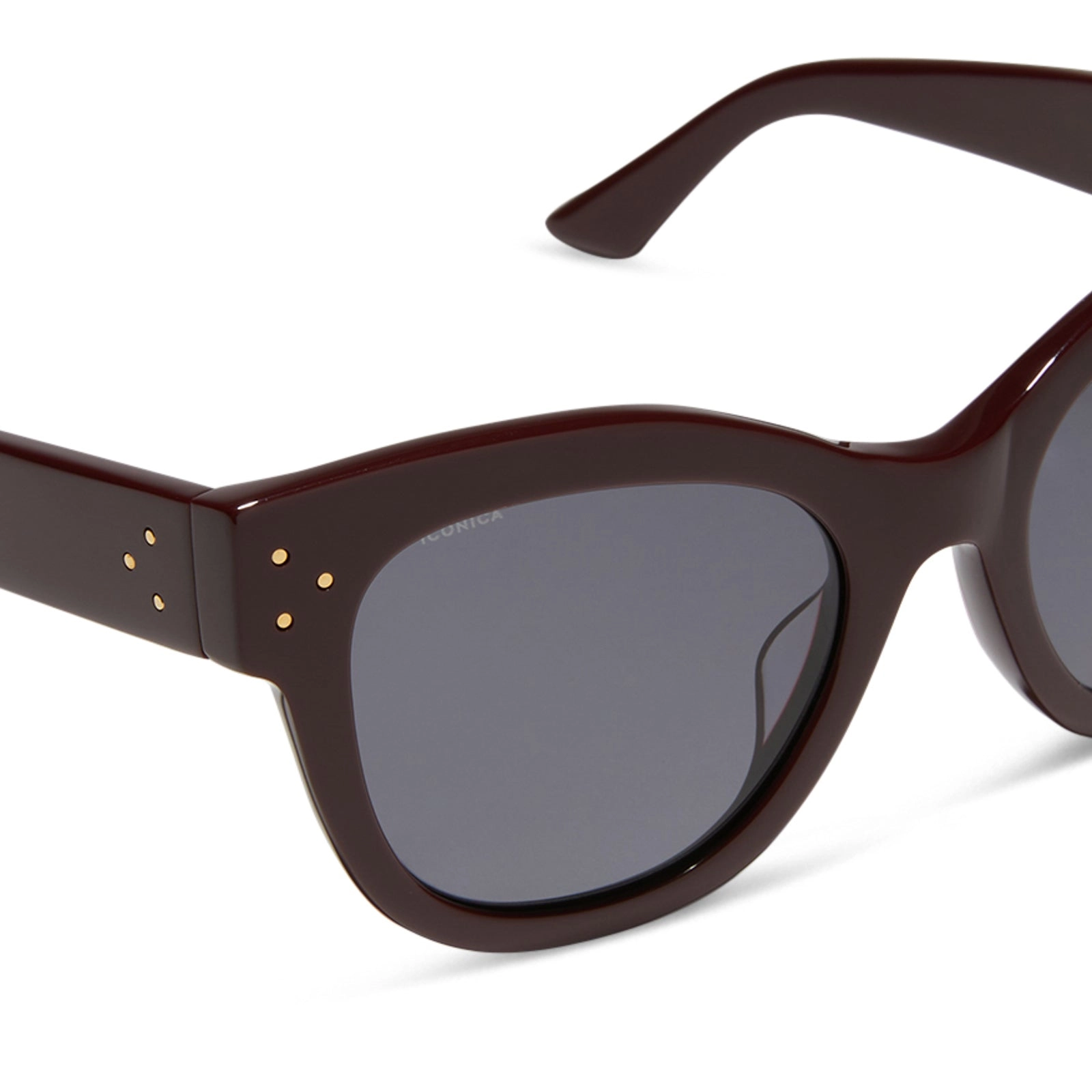 EVA - BORDEAUX   GREY   POLARIZED SUNGLASSES