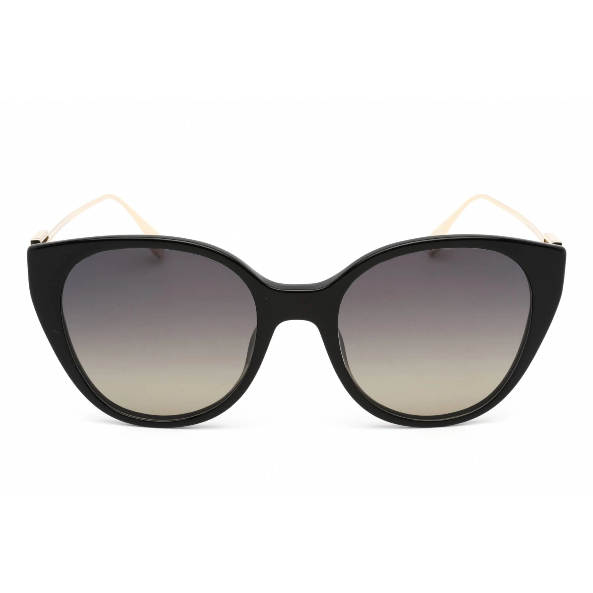 Fendi Women's Sunglasses - Shiny Black Plastic Cat Eye Full Rim Frame | FE40047I 01D