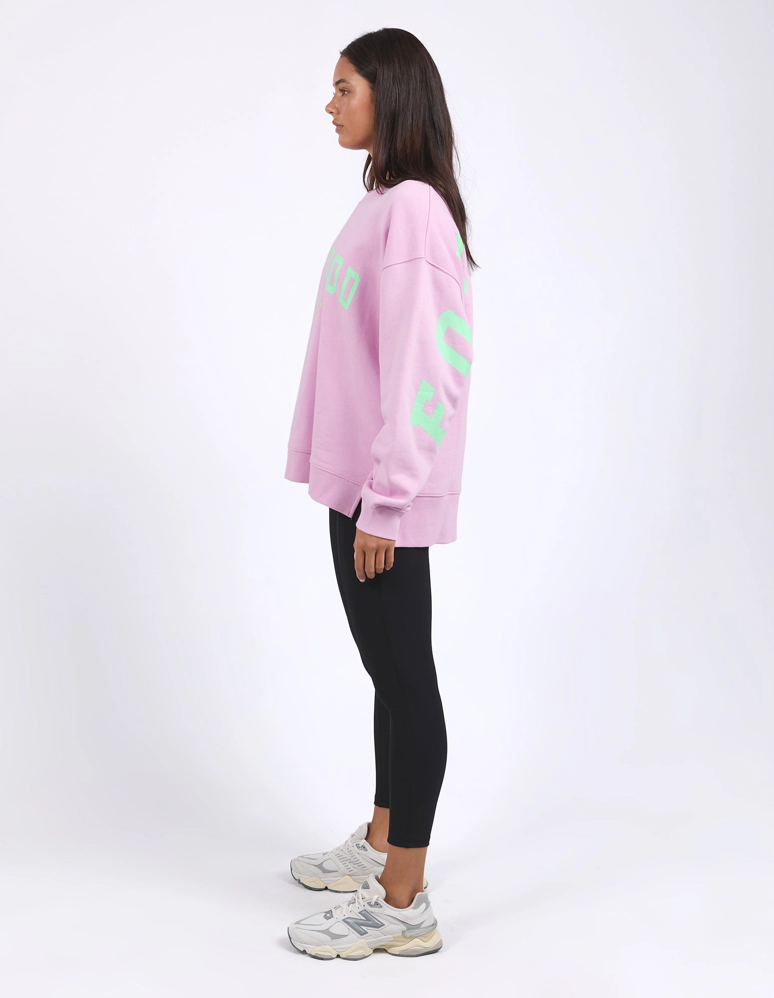 Foxwood Interval Crew Pink W/ Green