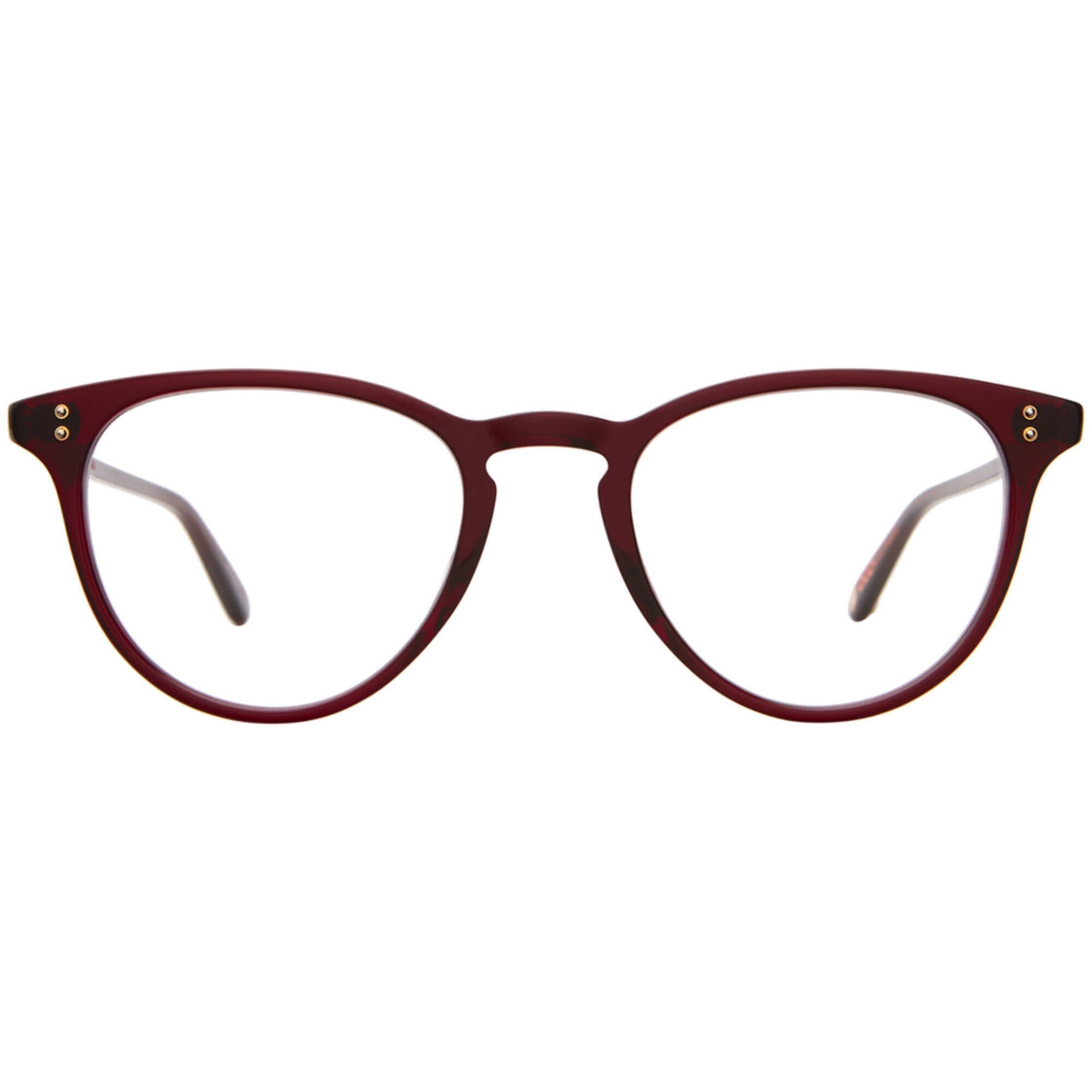 Garrett Leight Women's Eyeglasses - Bio Burgundy Oval Full Rim Frame | ALICE BIO BGY