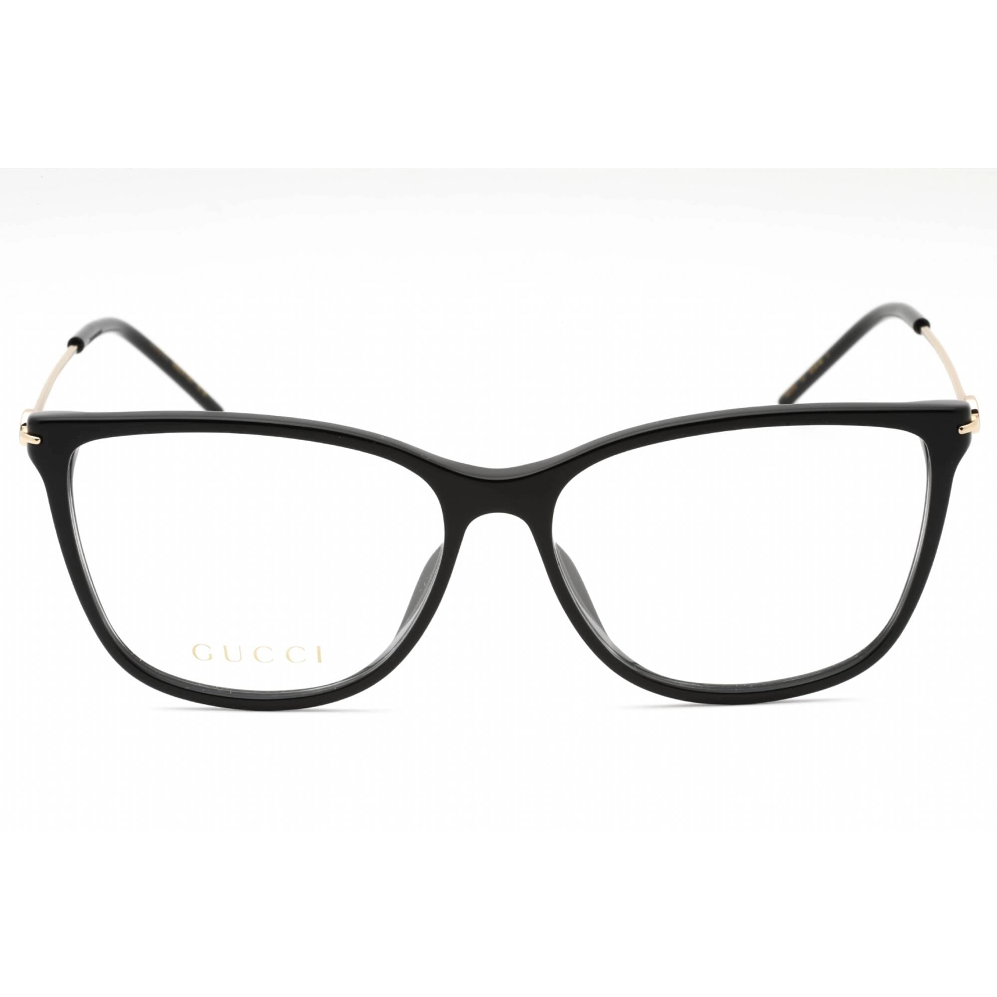 Gucci Women's Eyeglasses - Black Cat Eye Full Rim Frame Clear Demo Lens | GG1272O 001