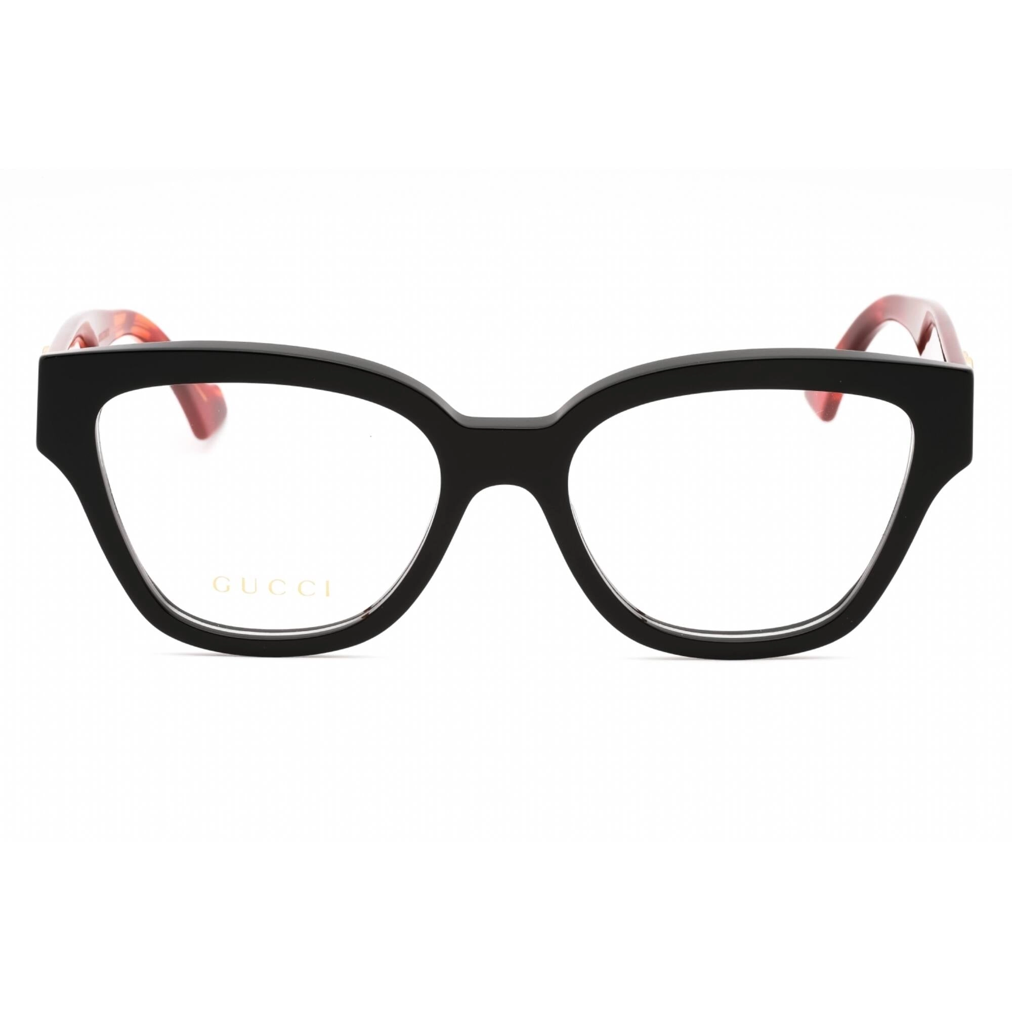 Gucci Women's Eyeglasses - Black Havana Acetate Cat Eye Full Rim Frame | GG1424O 007