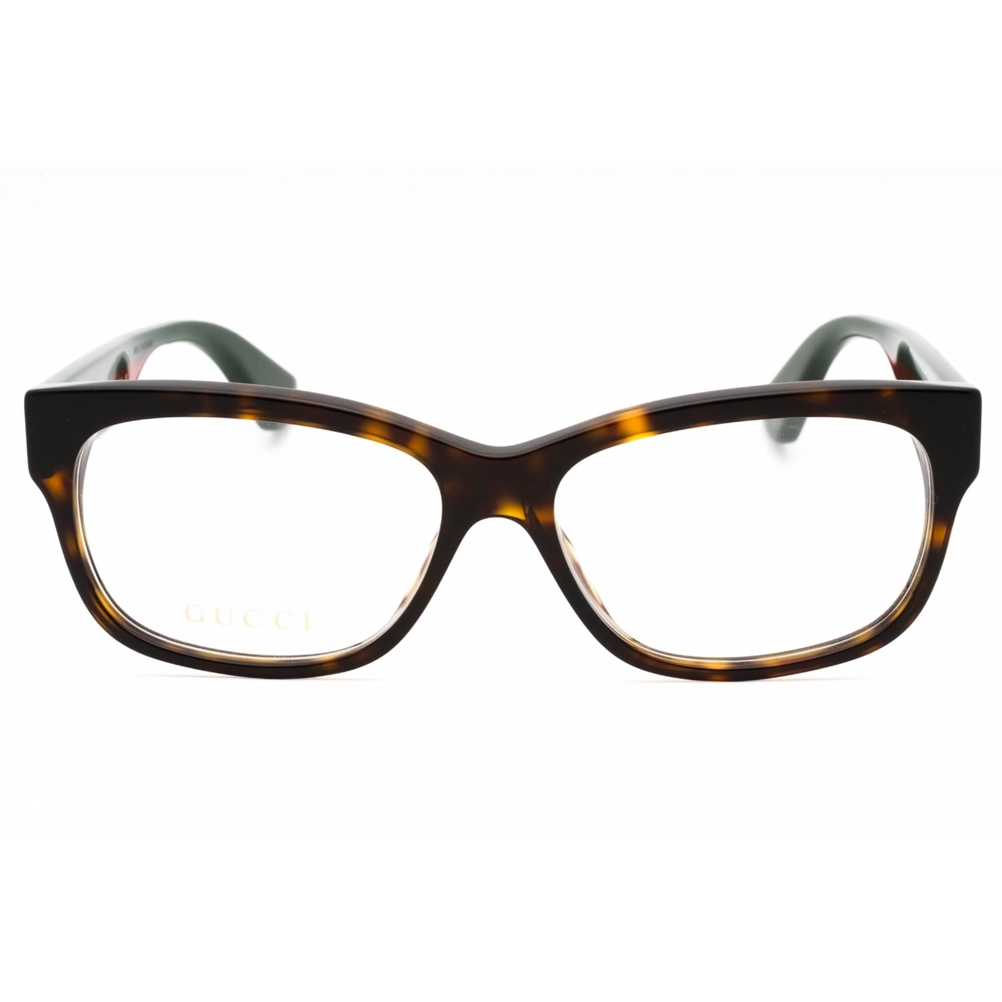 Gucci Women's Eyeglasses - Havana/Multicolor Acetate Cat Eye Shape Frame | GG0278O 012