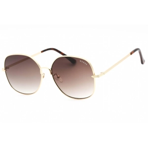 Guess Factory Women's Sunglasses - Gold Metal Frame Gradient Brown Lens | GF0385 32F