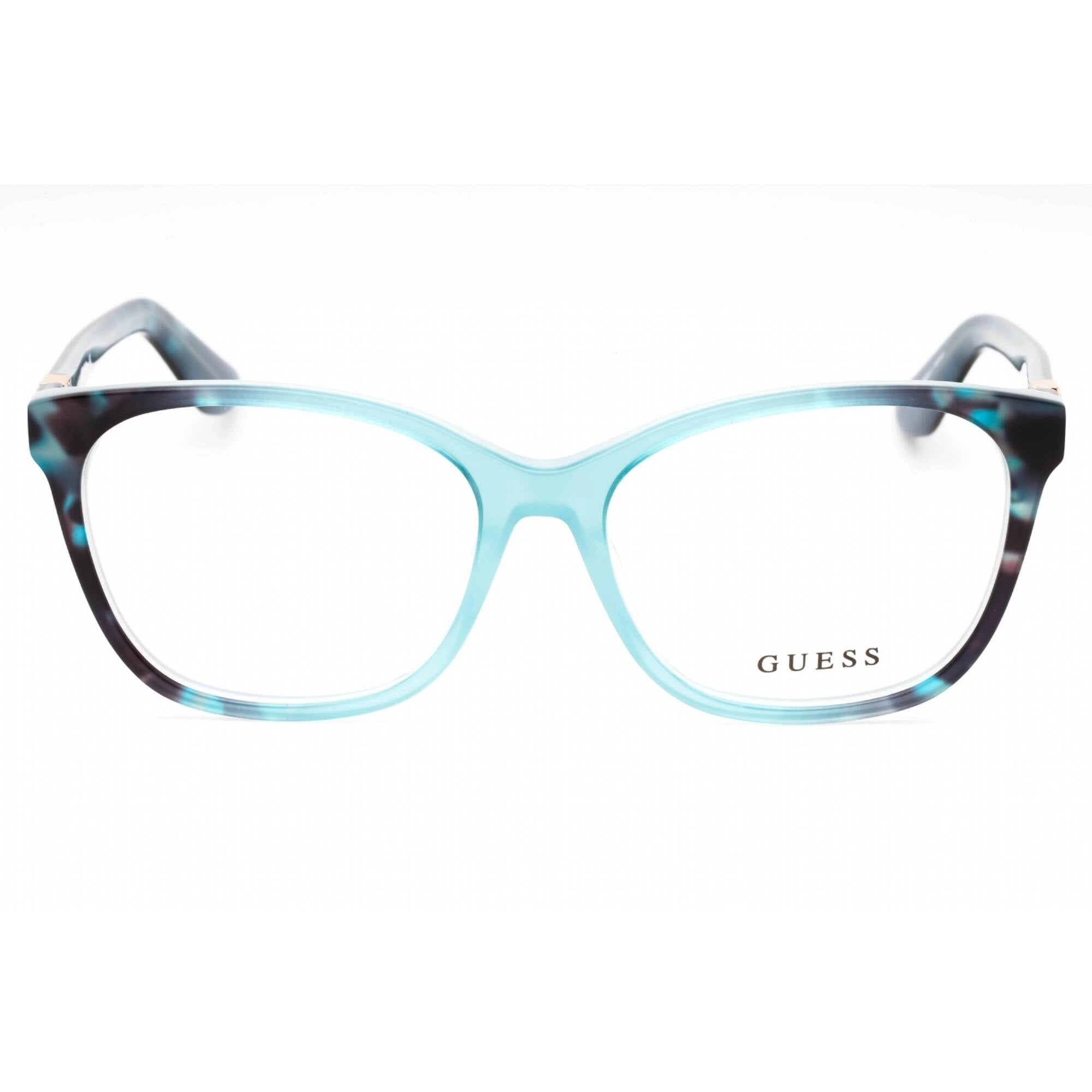 Guess Women's Eyeglasses - Turquoise/Other Plastic Cat Eye Full Rim | GU2949-N 089